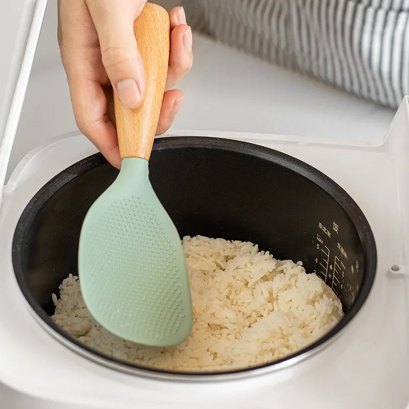 Silicone spoon non-stick cooking spoon