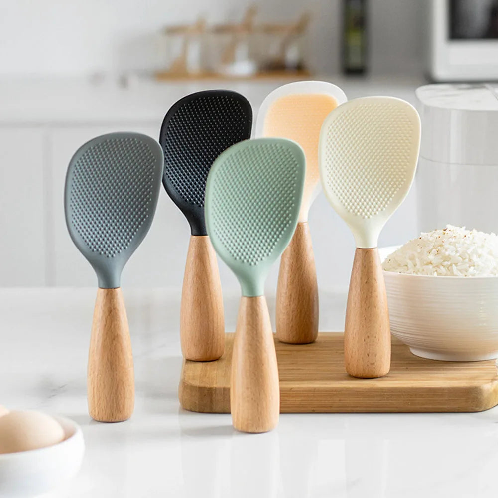 Silicone spoon non-stick cooking spoon
