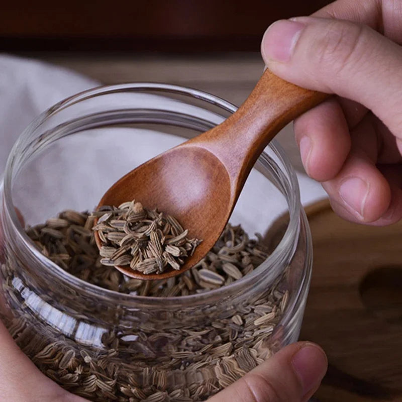 4Pcs mini wooden spoons