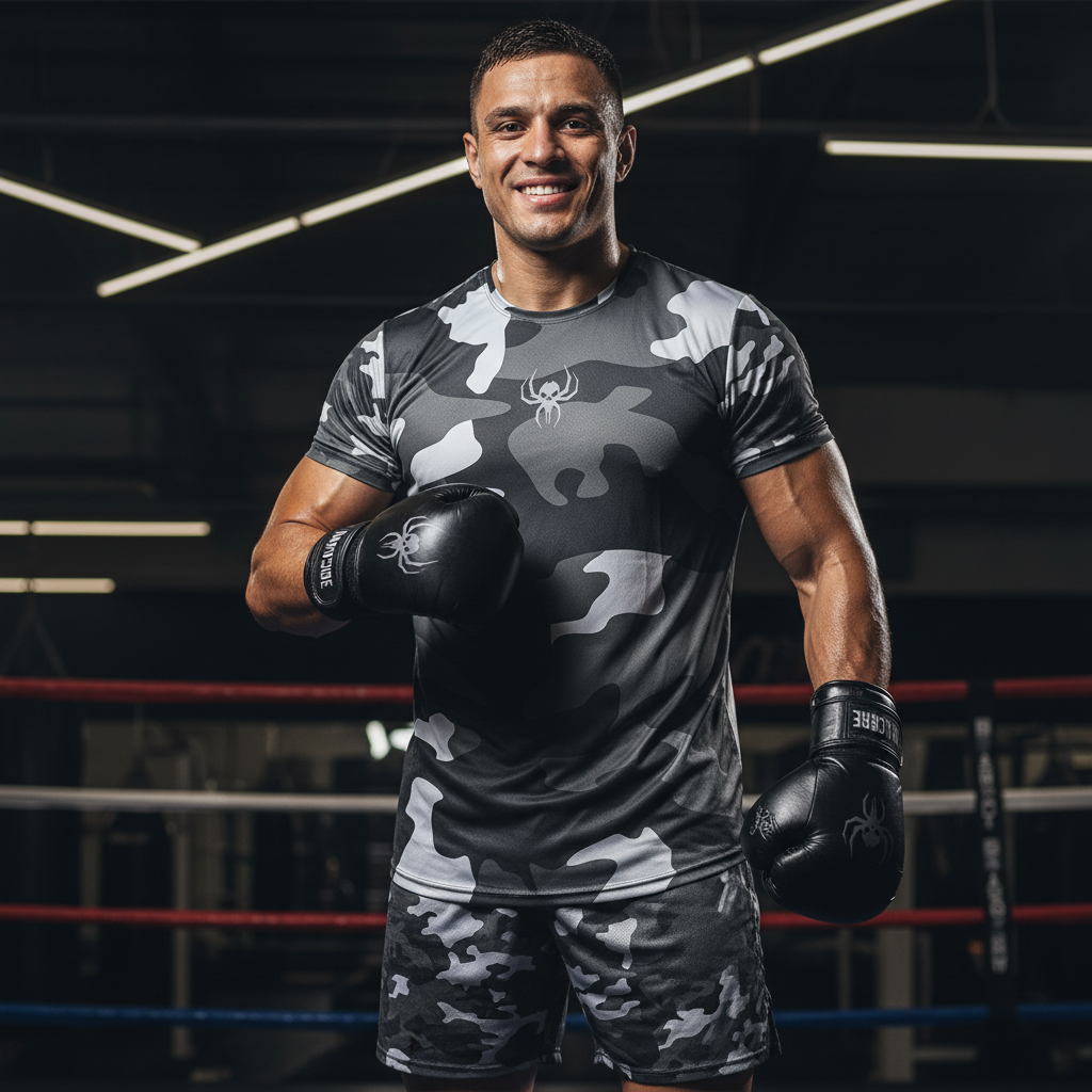 Boxer präsentiert MAVCORE Camouflage Outfit mit Brustlogo