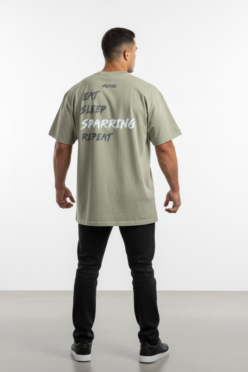 MAVCORE EAT SLEEP SPARRING REPEAT Back View